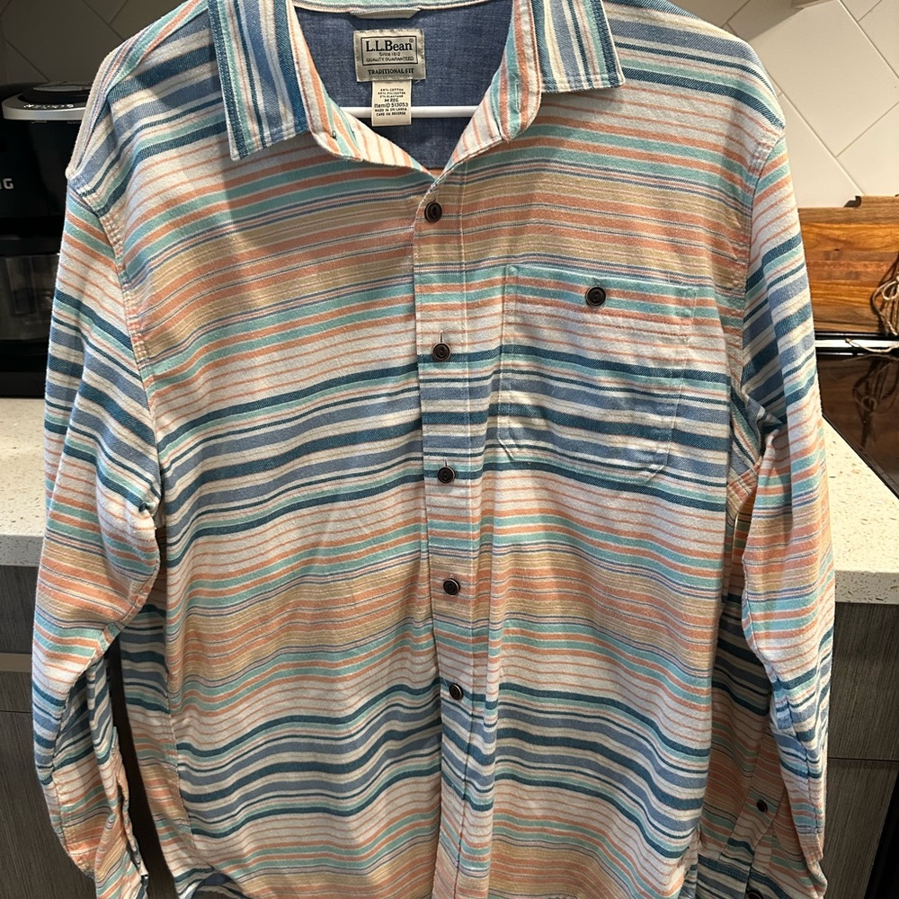 L.L. Bean Multicolor Striped Shirt
